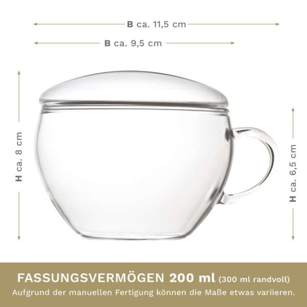 Taza Mágica “Teelini” de Cristal - Imagen 2