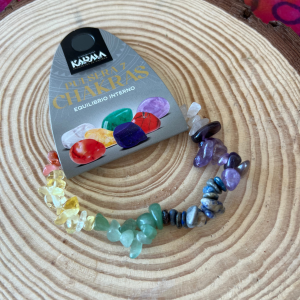 Pulsera chip de los 7 chakras de piedra natural