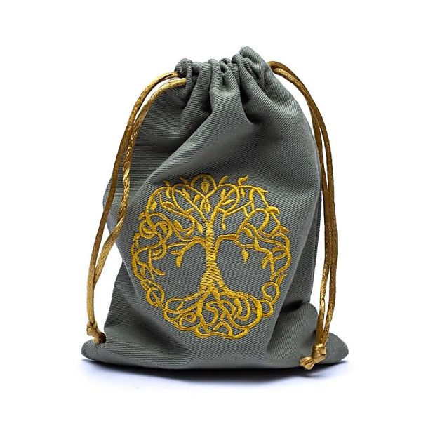 Bolsa de algodón con árbol de la vida