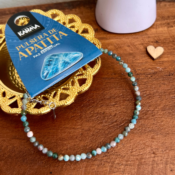 Pulsera Faceteada de Apatita
