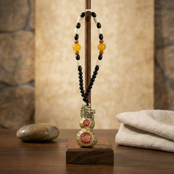 Amuleto Feng Shui Calabaza de la Salud y la Longevidad - Imagen 2