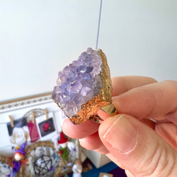Anillo Drusa de Amatista - Imagen 3