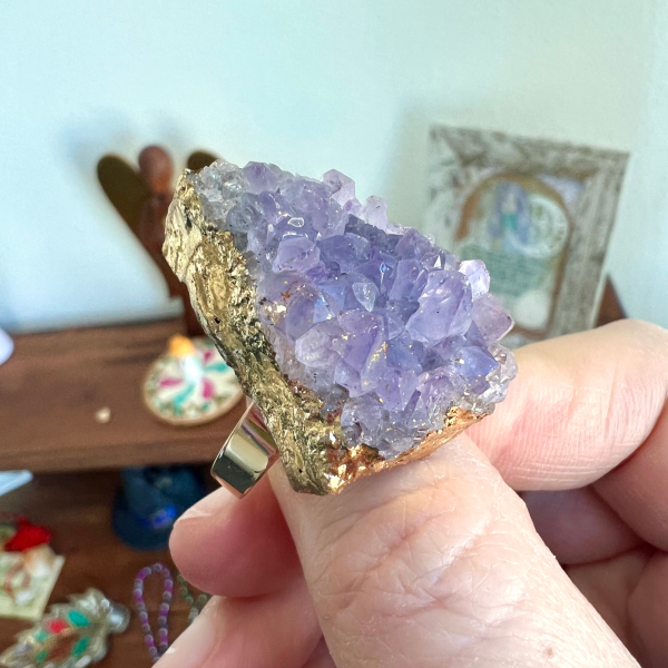 Anillo Drusa de Amatista - Imagen 4