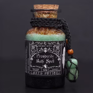 Sales de Baño Ritual Prosperidad | Aventurina y Naranja-Canela