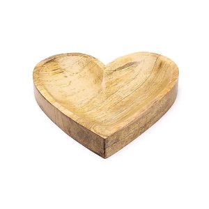 Bandeja Corazón de Madera de Mango