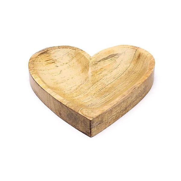 Bandeja Corazón de Madera de Mango