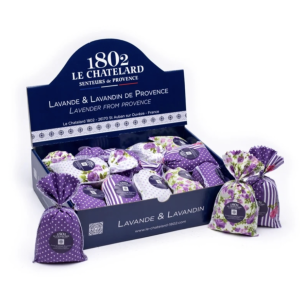 Bolsita de lavanda y lavandín lila