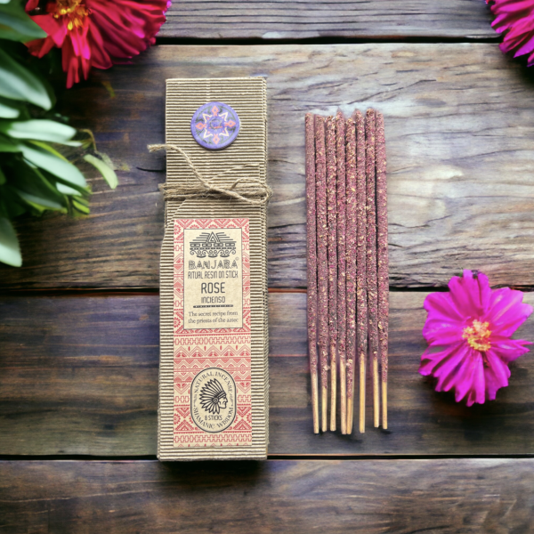Incienso Azteca para Rituales - Rosa