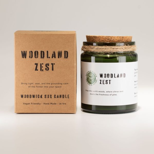 Vela de Soja Woodwick - Ceniza de Bosque