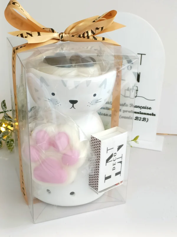 Cofre Encantado del Gato — Quemador de Fragancias y Fundentes Perfumados - Imagen 2