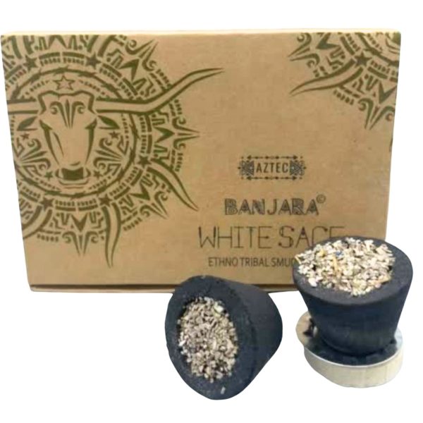 Copas de Resina Banjara - Salvia blanca