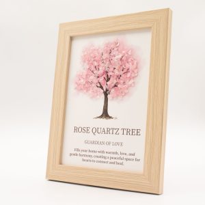Cuadro Árbol de la Vida · Cuarzo Rosa