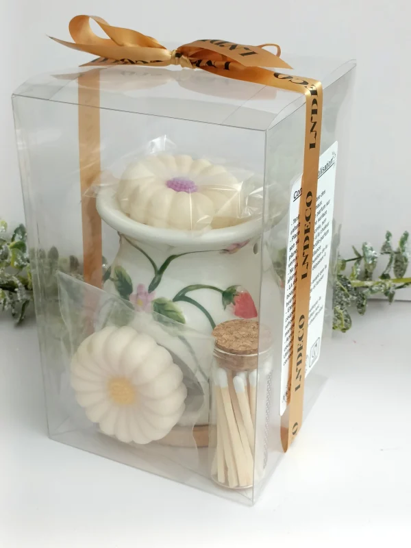 Estuche Encantado Fresas — Quemador de Fragancias y Fondants Margarita Mora-Arándano - Imagen 2