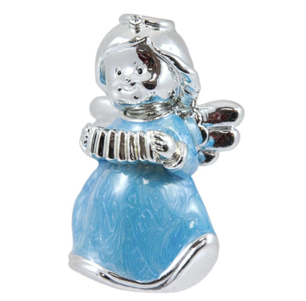 Figurita de ángel música celestial nacarado - Imagen 4