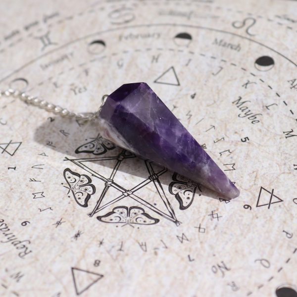 Set de Incienso de Hechizos de Brujas Antiguas con Péndulo de Amatista - Imagen 3