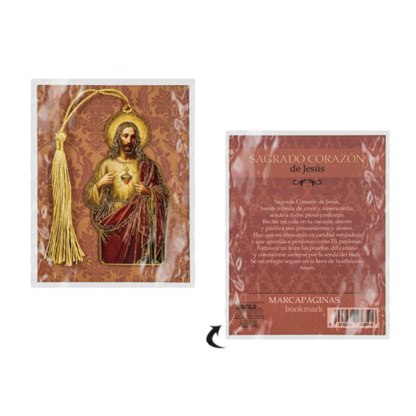 Marcapáginas Sagrado Corazón de Jesús - Imagen 2