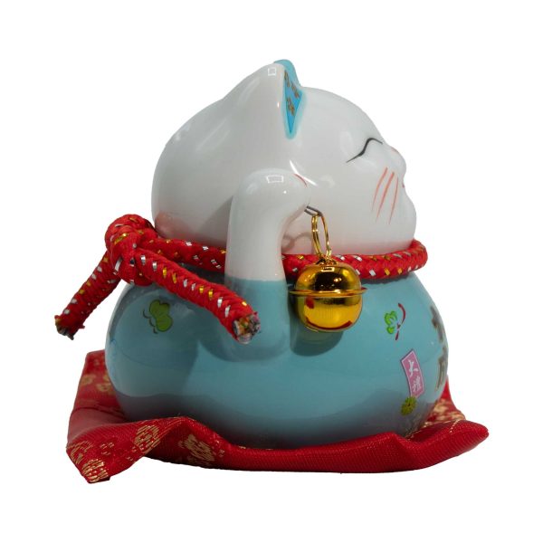 Maneki Neko Aul - Gato de la Suerte con Hucha y Cascabeles - Imagen 3