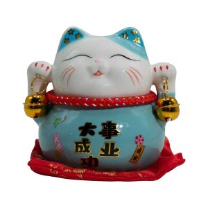 Maneki Neko Aul - Gato de la Suerte con Hucha y Cascabeles
