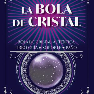 Kit Completo de Bola de Cristal, libro, soporte y paño.