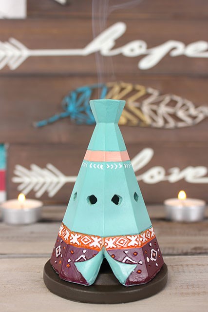 Porta-Conos de Incienso «Boho Teepee» - Imagen 3