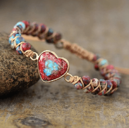 Pulsera Jaspe Rojo