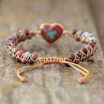 Pulsera Jaspe Rojo - Imagen 2