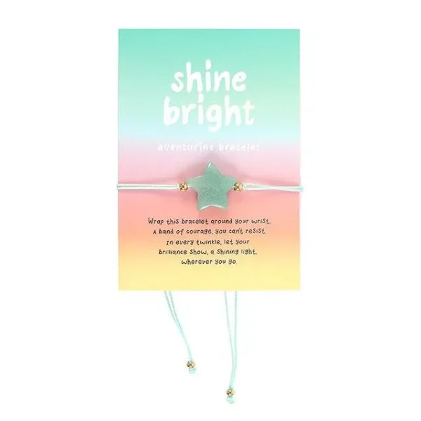 Pulsera Estrella de Aventurina Verde