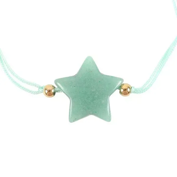 Pulsera Estrella de Aventurina Verde - Imagen 2