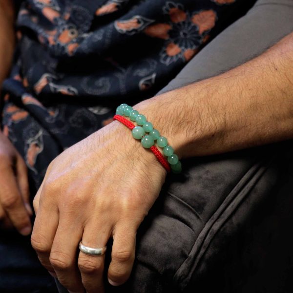 Pulsera de Doble Poder – Jade Natural