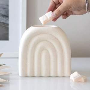 Quemador de aceite “Cream Speckle Arch”