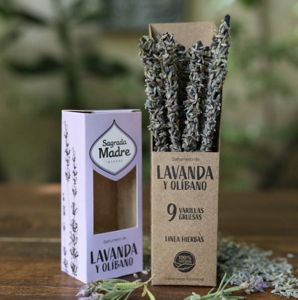 Sahumerio Lavanda y olívano
