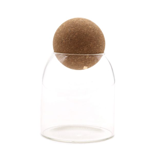 Tarro de Vidrio con Bola de Corcho - Imagen 4