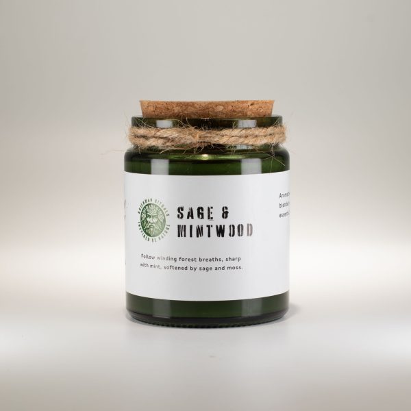Vela Woodwick Salvia y Menta - Imagen 3