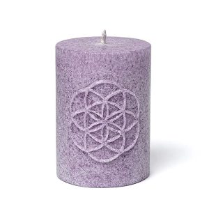 Vela Votiva Flor de la Vida