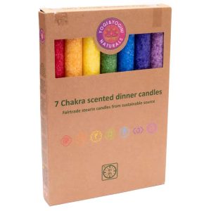 Set de Velas chakras con aceites esenciales