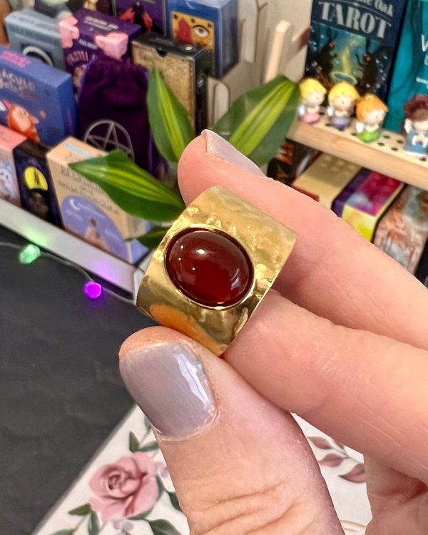 Anillo Ajustable de Piedra Natural - Imagen 6