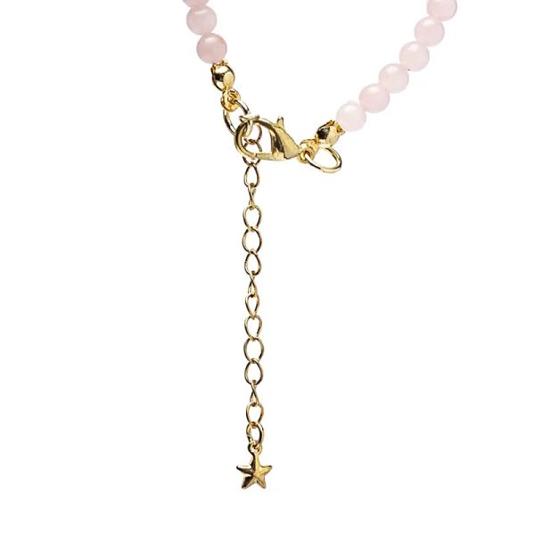 Collar Cuarzo Rosa con Colgante Estrella – Amor y Esperanza - Imagen 2