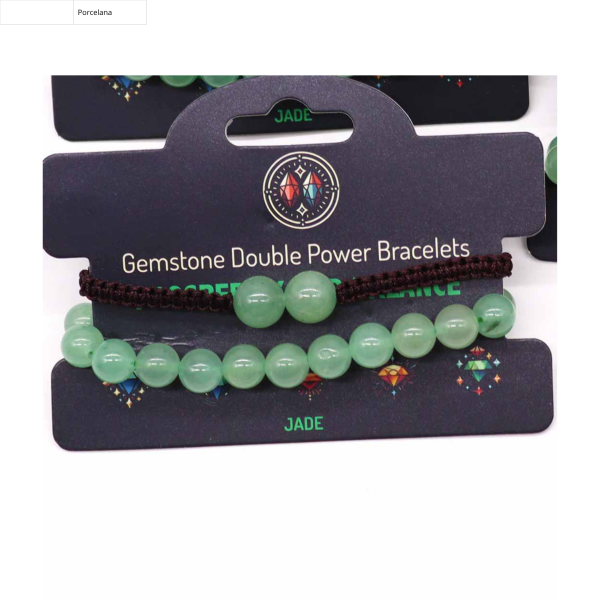 Pulsera de Doble Poder – Jade Natural - Imagen 2