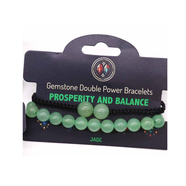 Pulsera de Doble Poder – Jade Natural - Imagen 3
