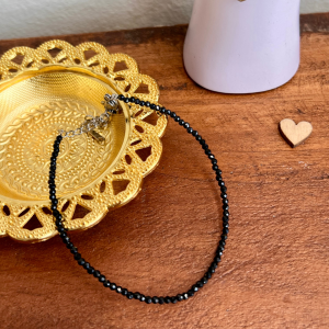 Pulsera Faceteada de Obsidiana