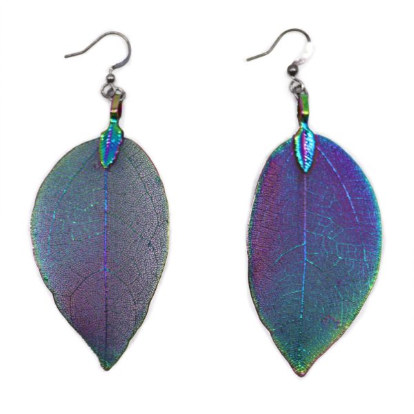 Pendientes de hoja natural - Imagen 5