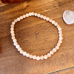 Pulsera Elástica Piedra Sol cuenta de 4mm