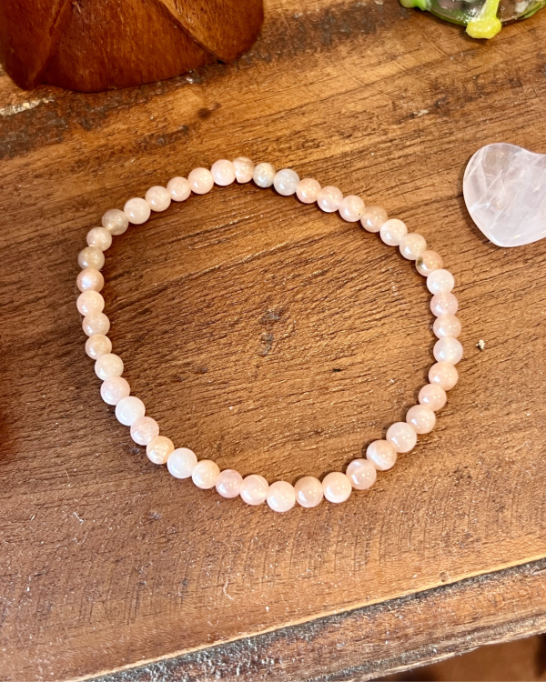 Pulsera Elástica Piedra Sol cuenta de 4mm