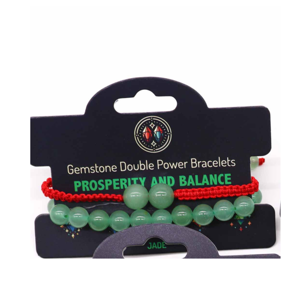 Pulsera de Doble Poder – Jade Natural - Imagen 4