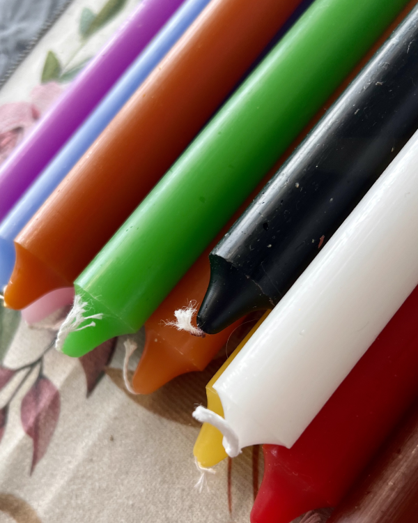 Velas para Rituales de Colores