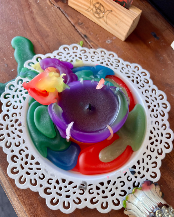 Velón de los 7 COLORES para Armonizar-Equilibrar tu Energía y tu Vida - Imagen 3