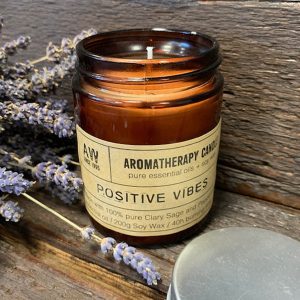 Vela Aromaterápia VIBRACIONES POSITIVA